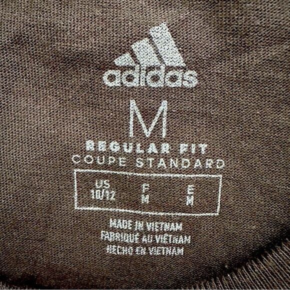 Adidas Kids Black T-Shirt with Gold Logo Girls Short Sleeve Graphic Logo Tee - Picture 3 of 5